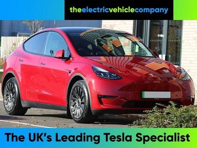 Red Used 2022 Tesla Model Y Long Range AWD SUV | £23,995 (Good price)