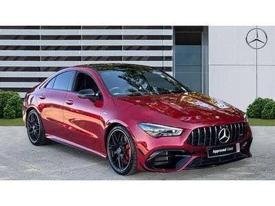 Red Used 2024 Mercedes CLA45 AMG Coupe | £52,321 (Expensive)