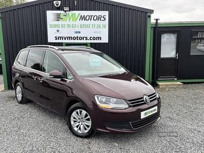 Used VW Sharan SE 150 HP (110 kW) 2017 Red MPV
