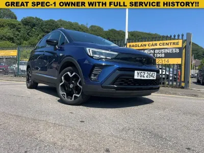 Used Vauxhall Crossland Ultimate 110 HP (80 kW) 2022 Blue SUV