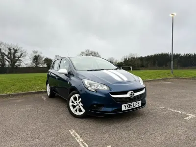 Begagnad Vauxhall Corsa 2015 Blå Halvkombi