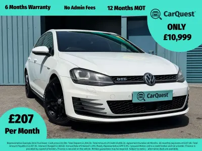 Used VW Golf VII GTD 2016 White Hatchback