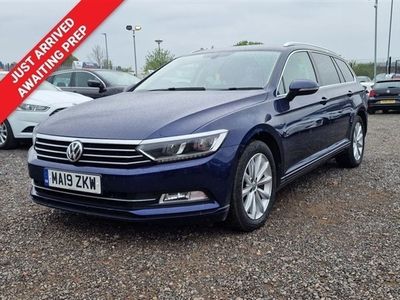 used VW Passat 2.0 SE BUSINESS TDI 5 DOOR DIESEL BLUE 1 OWNER FROM NEW SATNAV