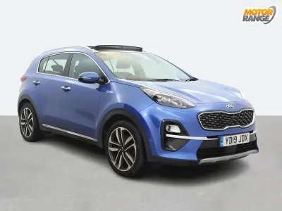 Used Kia Sportage 174 HP (127 kW) 2019 Blue SUV