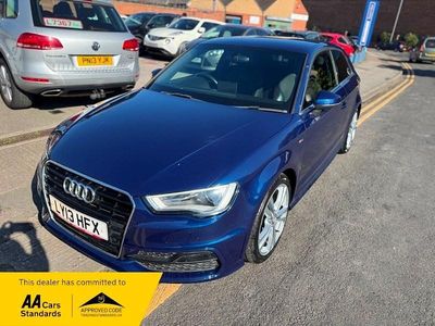 Used Audi A3 S-Line 2013 Blue Hatchback