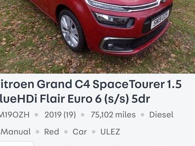 Used Citroën C4 SpaceTourer Flair 2019 MPV