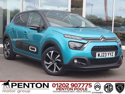 Used Citroën C3 PureTech 110 HP (80 kW) 2023 Blue Hatchback