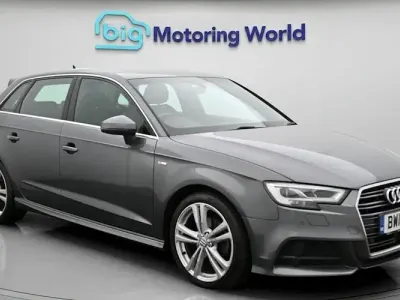 Used Audi A3 Sportback S-Line 150 HP (110 kW) 2019 Grey Hatchback
