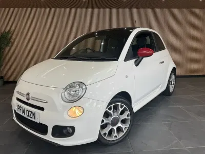 Used Fiat 500 S 69 HP (50 kW) 2014 White Hatchback