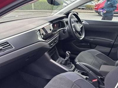 Used VW Polo Style 95 HP (69 kW) 2022 Kings red metallic deep black pearl Hatchback