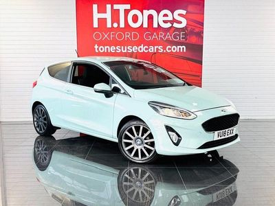 Used Ford Fiesta Titanium 125 HP (91 kW) 2018 Green Hatchback