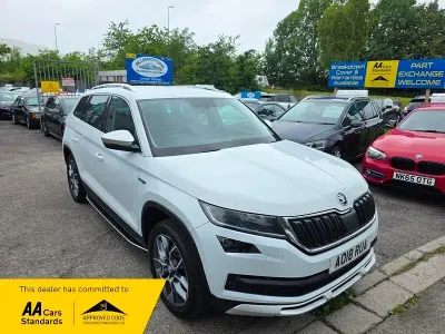 Used Skoda Kodiaq 150 HP (110 kW) 2018 White SUV