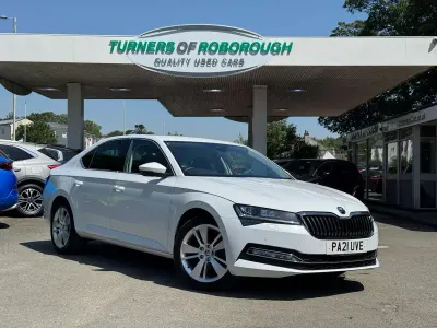 Used Skoda Superb SE L 2021 White Hatchback