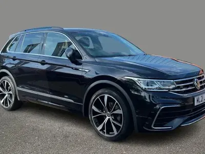 Used VW Tiguan R-line 150 HP (110 kW) 2021 Black SUV