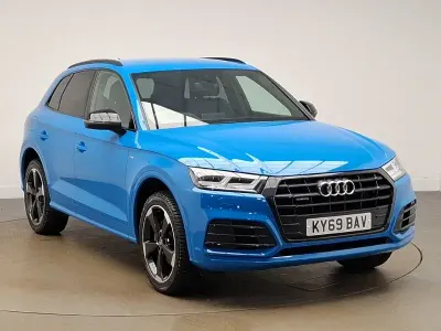 Used Audi Q5 Black Edition 190 HP (139 kW) 2019 Blue SUV