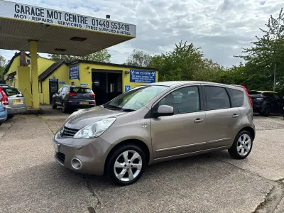 Used Nissan Note N-TEC 110 HP (80 kW) 2012 Beige Hatchback
