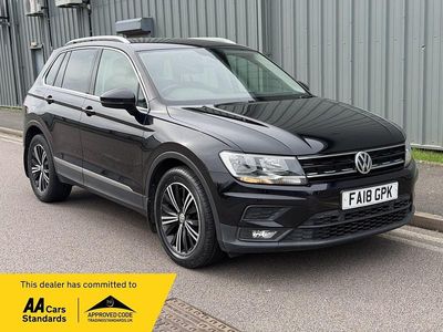 Second-hand VW Tiguan SE 125 CP (91 kW) 2018 Negru SUV
