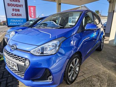 Used Hyundai i10 Premium SE 87 HP (63 kW) 2018 Blue Hatchback