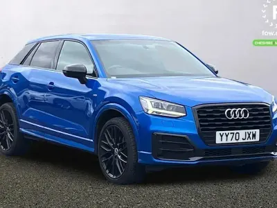 Used Audi Q2 Black Edition 116 HP (85 kW) 2020 Blue SUV