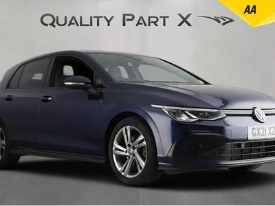 Used VW Golf VII R-line 150 HP (110 kW) 2021 Blue Hatchback