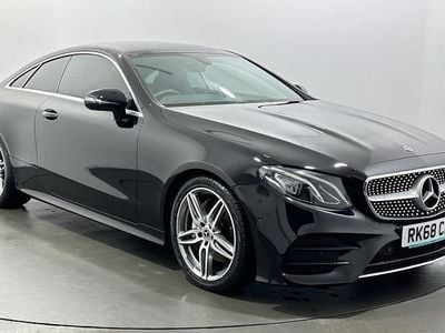 Black Used 2018 Mercedes E220 AMG line Coupe | £18,365 (Good price)