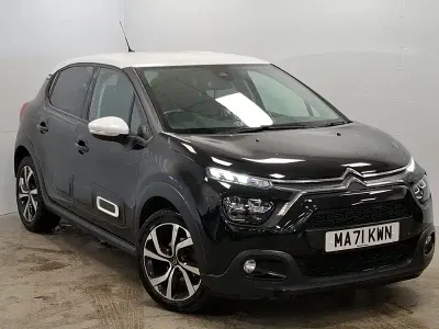 Used Citroën C3 PureTech 83 HP (61 kW) 2021 Black Hatchback