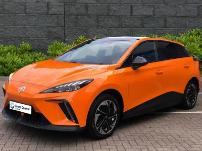 Used MG MG4 EV Trophy 147 kW (200 HP) 2023 Orange Hatchback