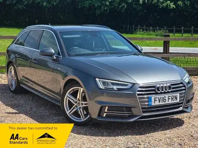 Begagnad Audi A4 S-Line 2016 Grå Kombi
