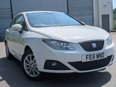 Used Seat Ibiza SE 85 HP (62 kW) 2011 White Hatchback