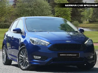 Used Ford Focus ST-Line 125 HP (91 kW) 2018 Performance blue Hatchback