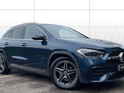 Used Mercedes GLA200 AMG Line Premium Plus 150 HP (110 kW) 2021 Blue SUV