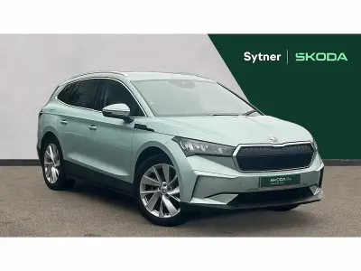 Używany Skoda Enyaq iV Suite 97 kW (132 KM) 2021 Srebrny SUV