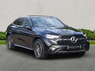 Begagnad Mercedes GLC220 AMG line 2025 Svart Sportkupé