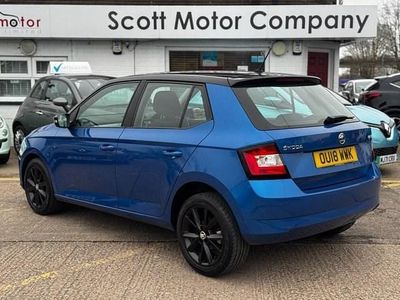 Used Skoda Fabia Colour Edition 95 HP (69 kW) 2018 Blue Hatchback
