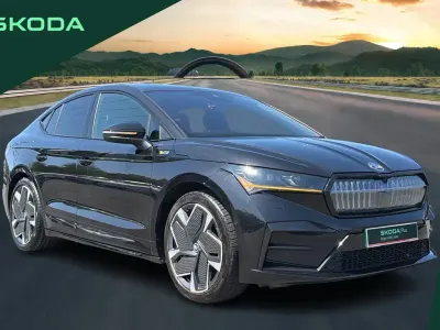 Used Skoda Enyaq iV vRS 219 kW (299 HP) 2022 Black SUV