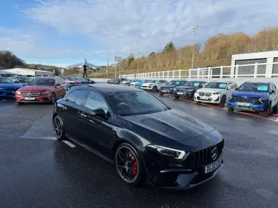 Second-hand Mercedes A45 AMG AMG 421 CP (309 kW) 2022 Negru Hatchback