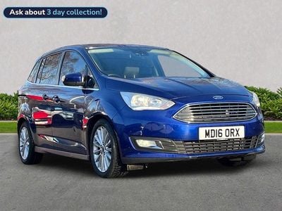 Blue Used 2016 Ford Grand C-Max Titanium MPV | £7,649 (Fair price)