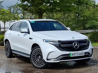 Used Mercedes EQC400 AMG Line Premium 300 kW (408 HP) 2023 White SUV