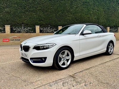 Used BMW 218 Sport Line 2016 White Cabriolet
