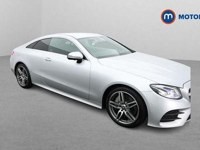 Used Mercedes E350 AMG line 299 HP (219 kW) 2019 Silver Coupe