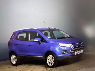 Blue Used 2016 Ford Ecosport Zetec SUV | £3,995 (Fair price)