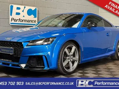 Begagnad Audi TT RS Advanced 400 HK (294 kW) 2018 Blå Sportkupé