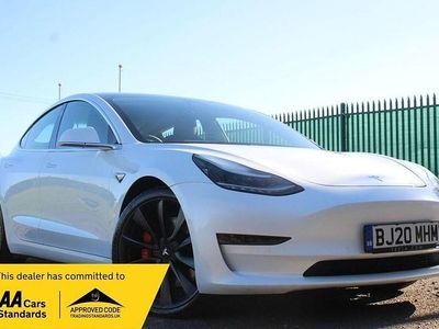 Used Tesla Model 3 Performance 82 kW (112 HP) 2020 White Sedan