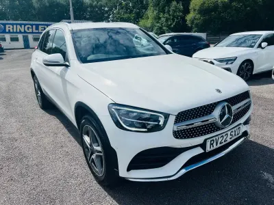 Used Mercedes GLC300e AMG line 2022 White SUV