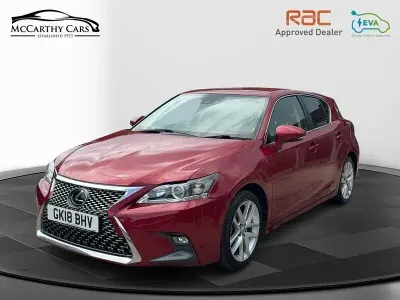 Used Lexus CT200h Luxury Line 2018 Red Hatchback