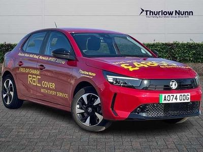 Used Vauxhall Corsa-e Design Edition 100 kW (136 HP) 2024 Red Hatchback