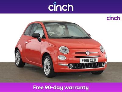 Pink Used 2018 Fiat 500C Lounge Cabriolet | £7,699 (A bit pricey)