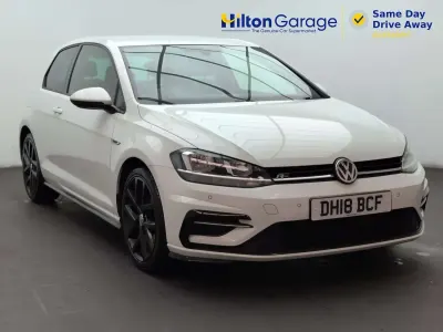 Used VW Golf VII R-line 150 HP (110 kW) 2018 White Hatchback