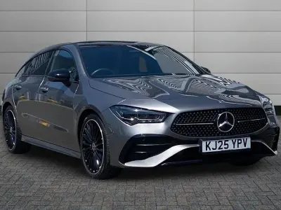Used Mercedes CLA200 Shooting Brake AMG line 175 HP (128 kW) 2025 Mountain grey Estate