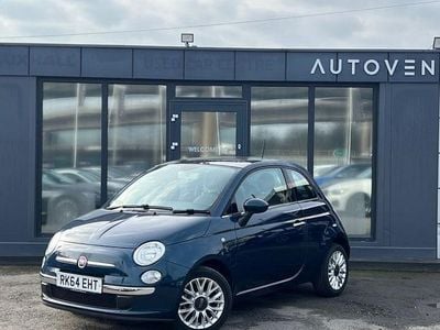 Used Fiat 500 Lounge 69 HP (50 kW) 2014 Blue Hatchback